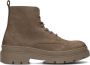 Bruin Tinten Nico Veterboots Laarzen Met Veters Heren Taupe - Thumbnail 2