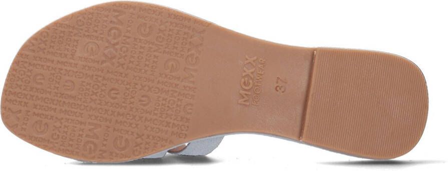 MEXX Blauwe Slippers Jacey