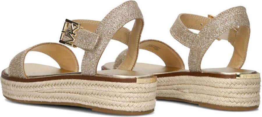 MICHAEL KORS Gouden Sandalen Richie Espadrille