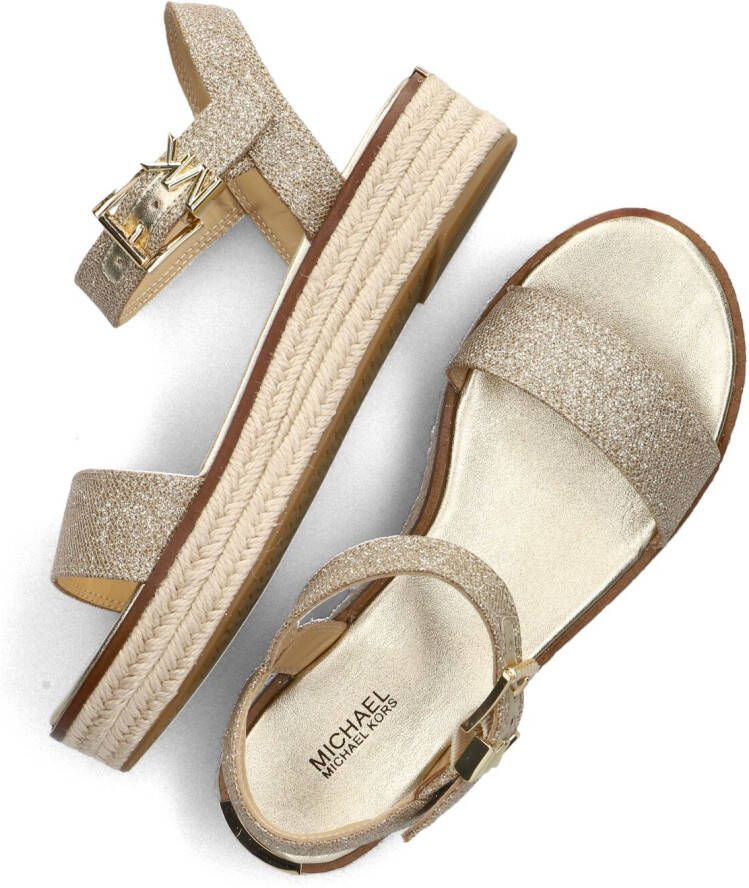 MICHAEL KORS Gouden Sandalen Richie Espadrille