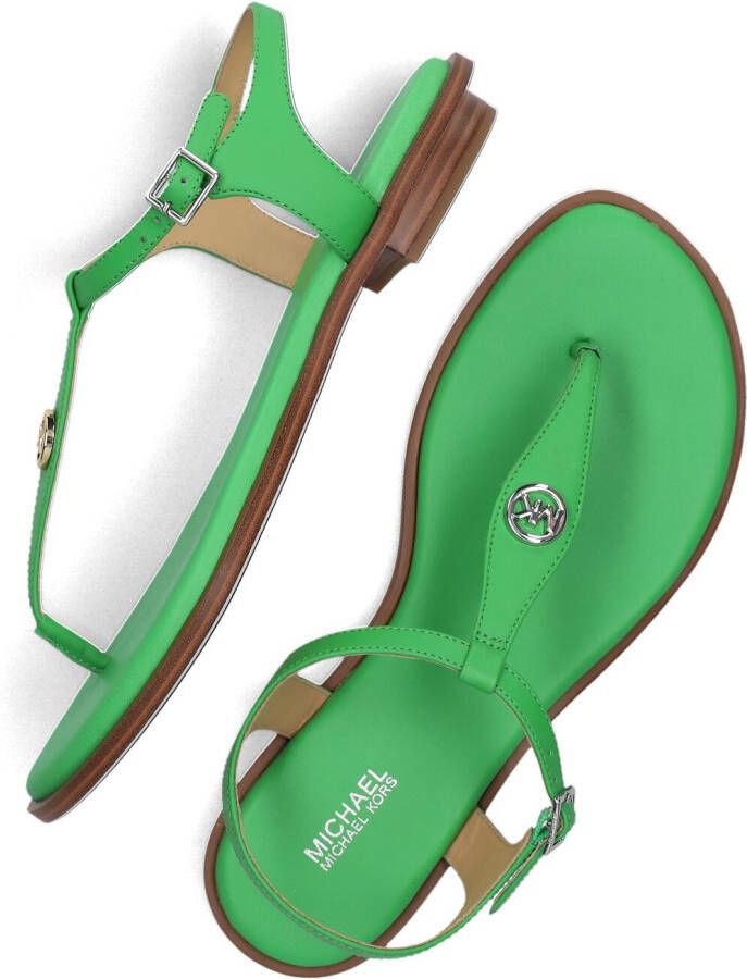 MICHAEL KORS Groene Sandalen Mallory Thong