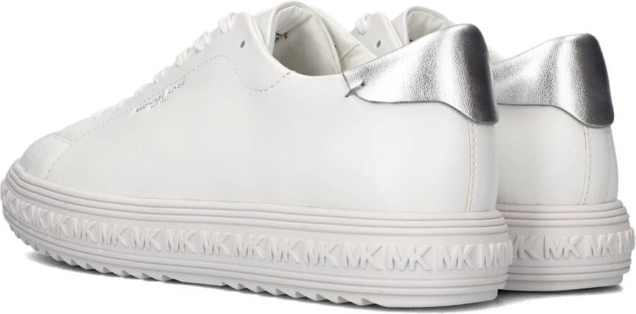 Michael Kors Witte Lage Sneakers Grove Lace Up