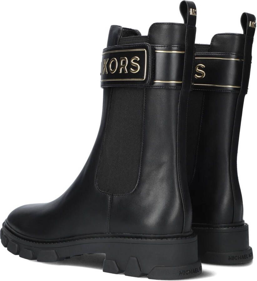 MICHAEL KORS Zwarte Chelsea Boots Ridley Strap Chelsea