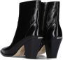 Michael Kors Zwarte Leren Texaanse Laars Dover Black Dames - Thumbnail 3