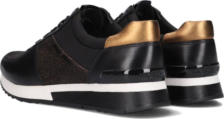 Michael Kors Zwarte Lage Sneakers Allie Trainer