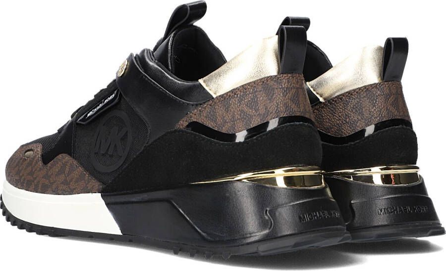 Michael Kors Zwarte Lage Sneakers Theo Trainer