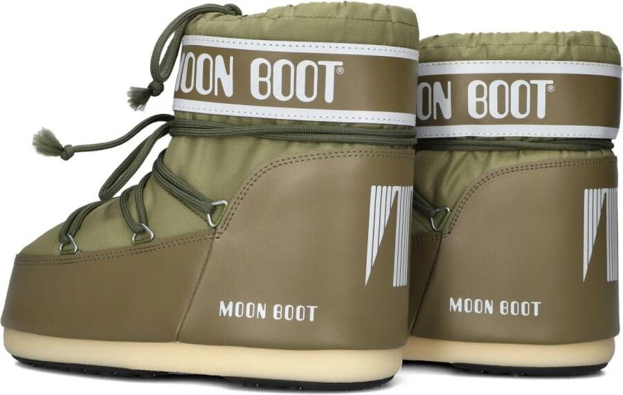 MOON BOOT Groene Boots Icon Low Nylon