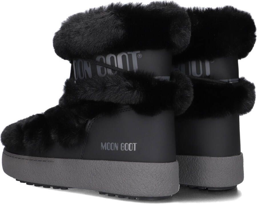 MOON BOOT Zwarte Boots Ltrack Faux Fur