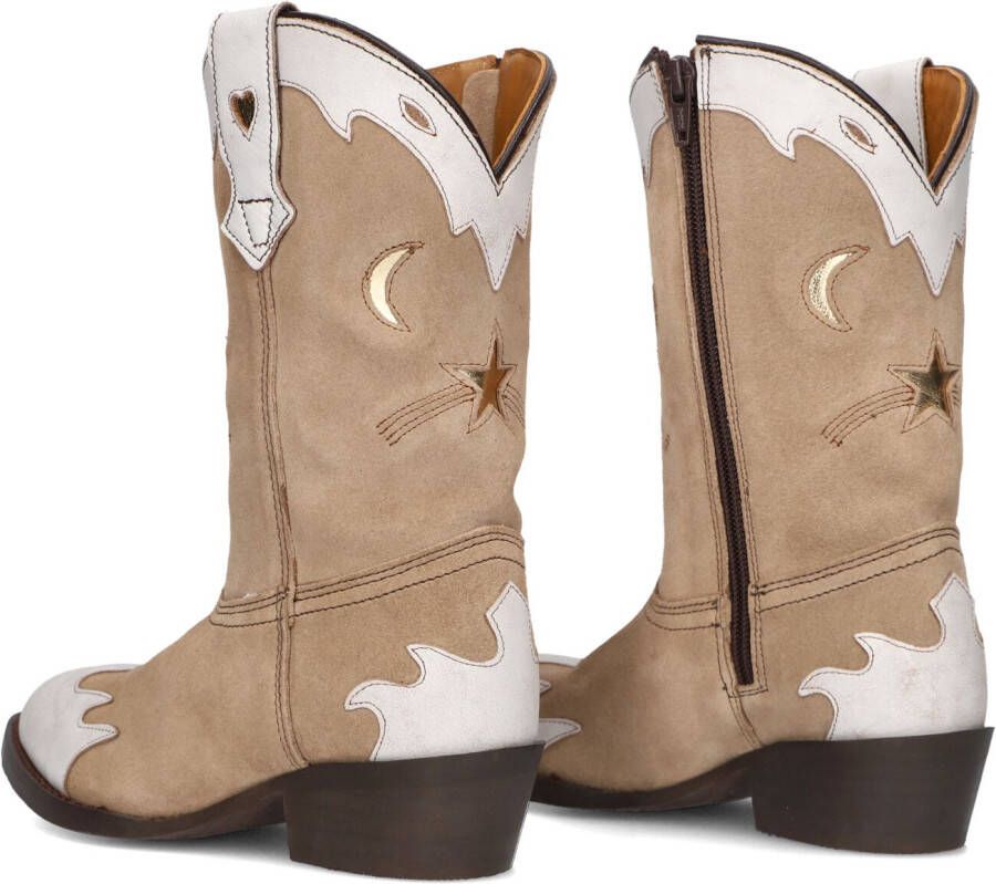 MOONRISE Beige Cowboylaarzen Lyna