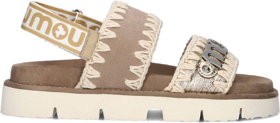 MOU Beige Sandalen New Bio Sandal