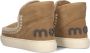 MOU Vachtlaarzen Dames Eskimo Sneaker Bold Glitter Logo Maat: 41 Materiaal: Suède Kleur: Cognac - Thumbnail 4