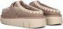 MOU Instappers Dames Bounce Clog Maat: 38 Materiaal: Suède Kleur: Beige - Thumbnail 6