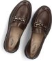 Nerogiardini Leren Mocassins met Metalen Klem Brown Dames - Thumbnail 6