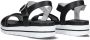 Nerogiardini Zwarte Leren Sandalen met Strass-stenen Black Dames - Thumbnail 4