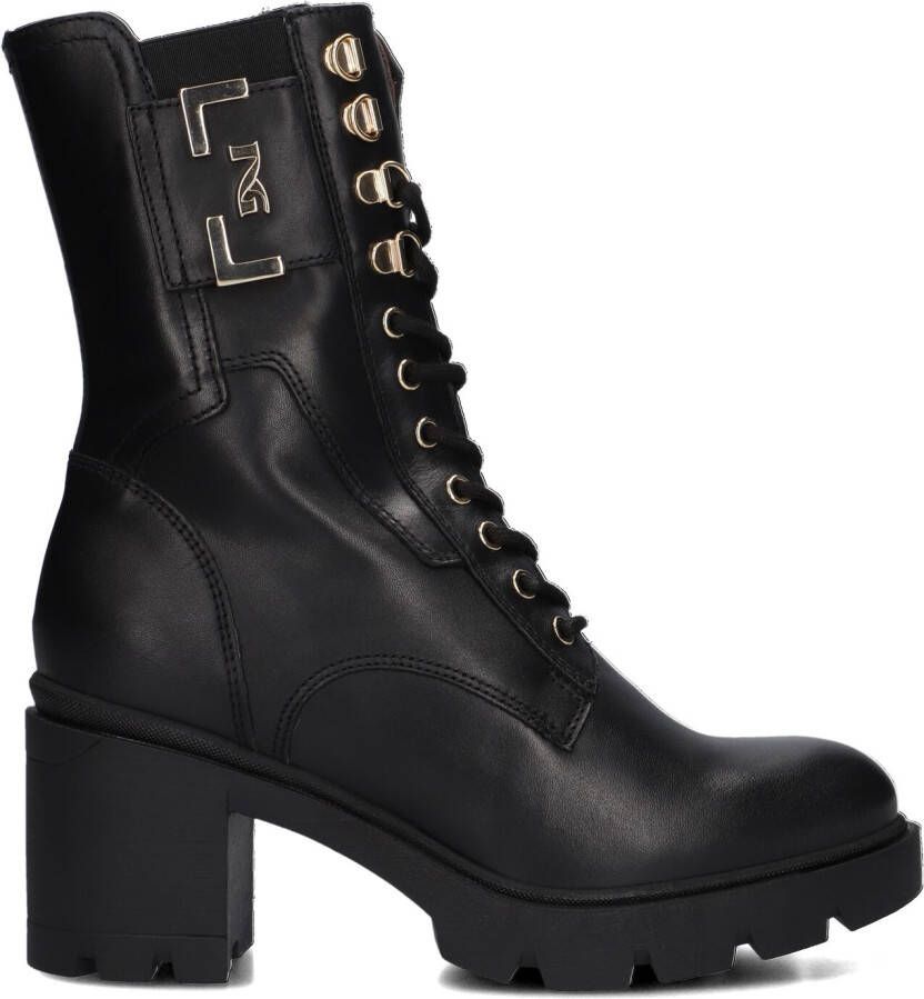 NERO GIARDINI Zwarte Veterboots 05861