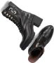 Nero Giardini 05861 Veterboots Laarzen Met Veters Dames Zwart - Thumbnail 6