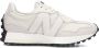 New Balance 327 Beige Leren Sneakers Logo Print Beige Dames - Thumbnail 4