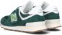 New Balance 574 sneakers groen wit Jongens Meisjes Suede Logo 34.5 - Thumbnail 6