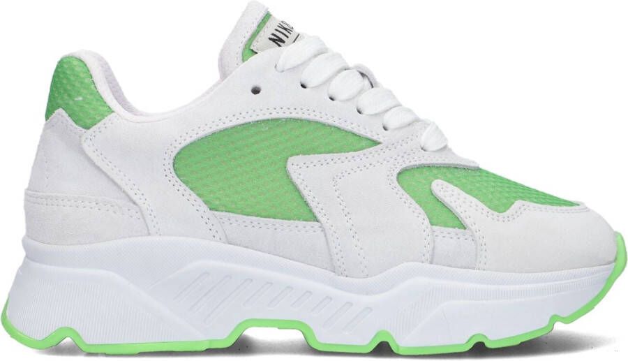 Nik & Nik Groene Lage Sneakers Dessie Sneakers