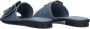 Noa Harmon Blauwe Denim Slippers Stijlvol Model Blue Dames - Thumbnail 5