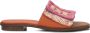 Noa Harmon Trendy Oranje Slippers met Multi-color Bovenwerk Multicolor Dames - Thumbnail 4