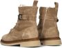 Notre-V 07-337 Enkelboots Enkellaarsjes Dames Beige - Thumbnail 3