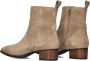 Notre-V 3231 Enkellaarsjes Enkelboots met rits Dames Beige - Thumbnail 3