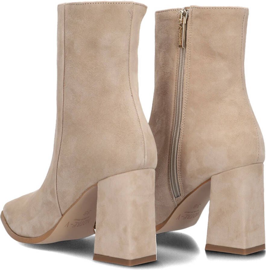 Notre-V 48236 Enkellaarsjes Enkelboots met rits Dames Beige - Foto 4