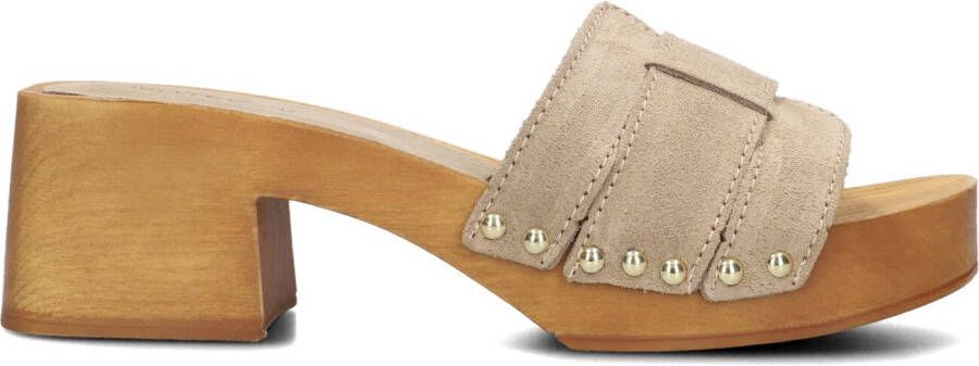 NOTRE-V Beige Muiltjes 8657