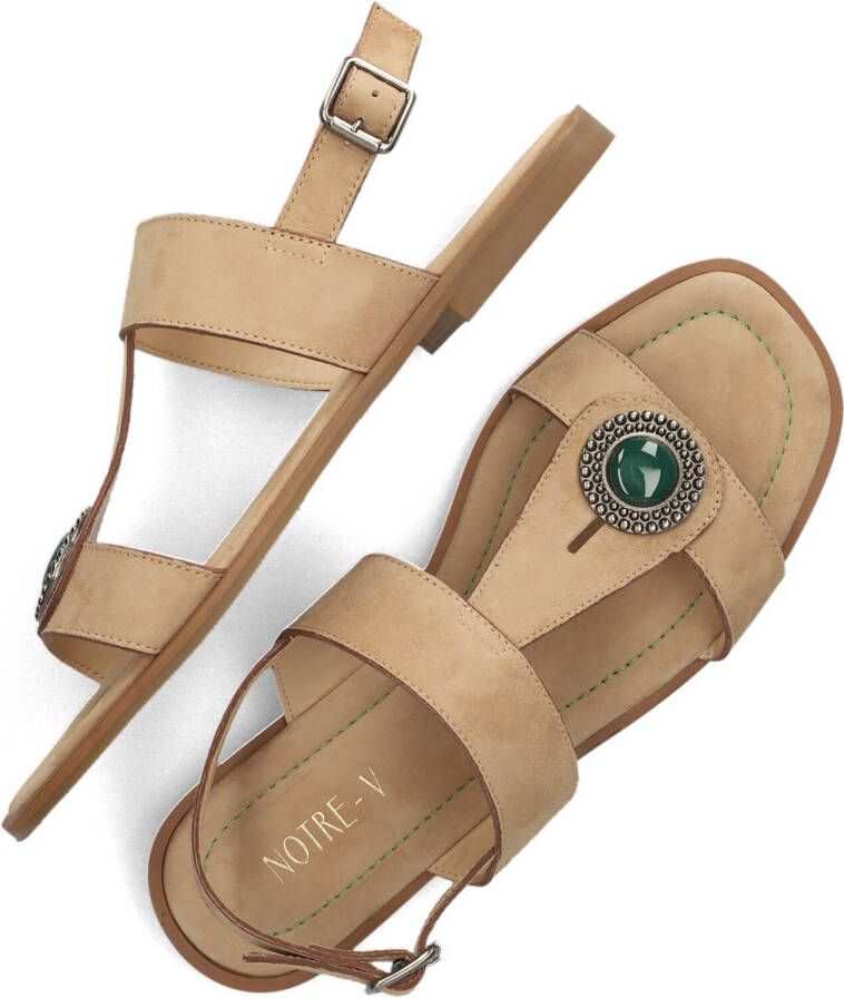 NOTRE-V Beige Sandalen 21327