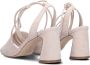 Notre-v Elegante Beige Sandaal met Blokhak Beige Dames - Thumbnail 3