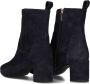 Notre-V 8543 Enkellaarsjes Enkelboots met rits Dames Blauw - Thumbnail 5