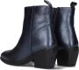 Notre-V Ki-4563 Enkellaarsjes Enkelboots met rits Dames Blauw - Thumbnail 3