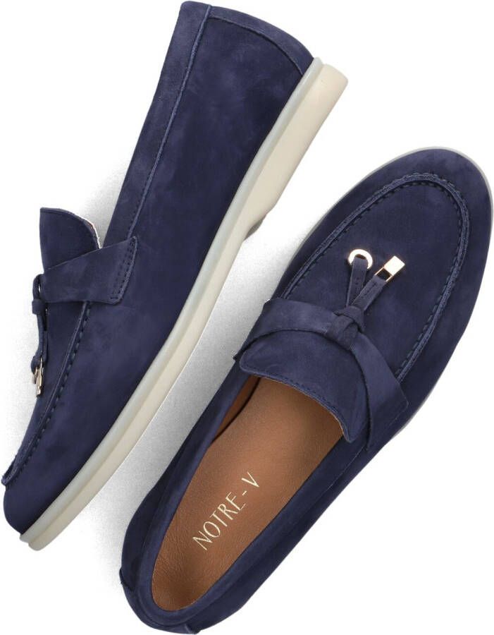 NOTRE-V Blauwe Loafers 179