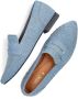 Notre-V 4625 Loafers Instappers Dames Blauw - Thumbnail 6