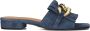 Notre-V 105 6409 Slippers Dames Blauw - Thumbnail 3