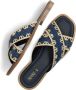 Notre-V 23172 Slippers Dames Blauw - Thumbnail 6