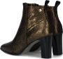 Notre-V Notre V 224838 Enkellaarsjes Enkelboots met rits Dames Brons - Thumbnail 3