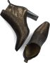 Notre-V Notre V 224838 Enkellaarsjes Enkelboots met rits Dames Brons - Thumbnail 5