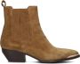 Notre-V Ar230 Enkellaarsjes Enkelboots met rits Dames Camel - Thumbnail 2