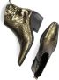 Notre-V Ar201 Enkellaarsjes Enkelboots met rits Dames Goud - Thumbnail 5