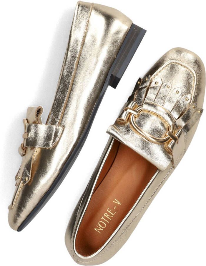 NOTRE-V Gouden Loafers 5648