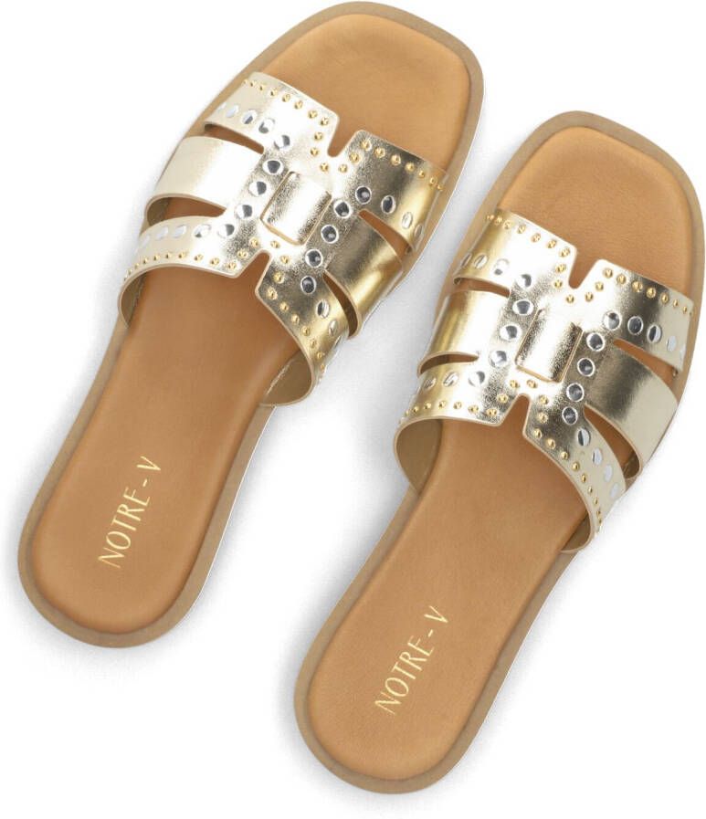 NOTRE-V Gouden Slippers 456n