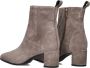 Notre-V 8543 Enkellaarsjes Enkelboots met rits Dames Grijs - Thumbnail 5