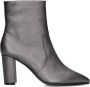 Notre-V Stella-04 Enkellaarsjes Enkelboots met rits Dames Grijs - Thumbnail 2