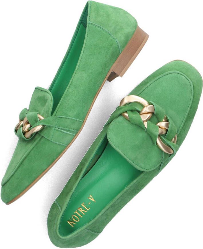 NOTRE-V Groene Loafers 06-27