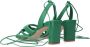 Notre-V Notre V 12372 Sandalen Dames Groen - Thumbnail 3