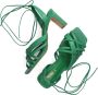 Notre-V Notre V 12372 Sandalen Dames Groen - Thumbnail 5