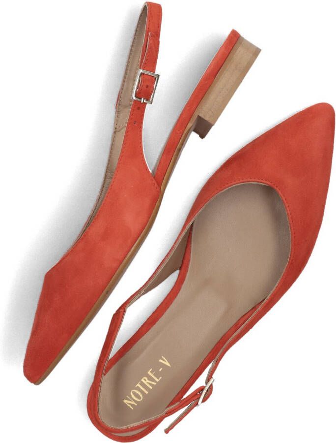 NOTRE-V Oranje Slingbacks 08-231