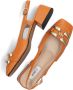 Notre-V 4460 Slingbacks Dames Oranje - Thumbnail 6